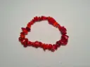PULSERA DE CORAL ROJO