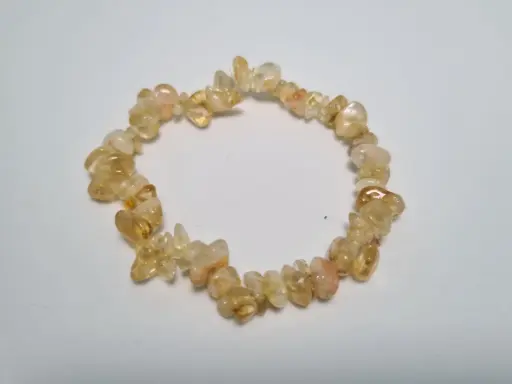 PULSERA DE  CUARZO CITRINO 