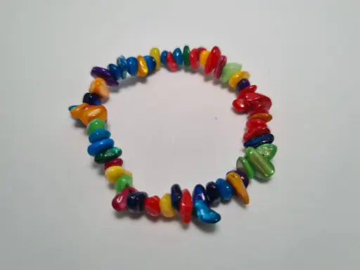 PULSERA DE NÁCAR MULTICOLOR