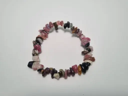 PULSERA DE TURMALINAS MULTICOLOR